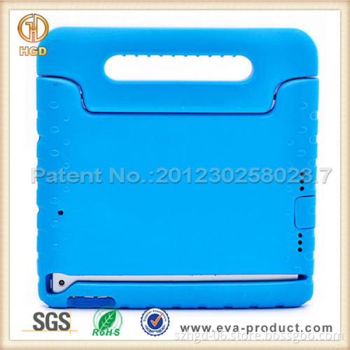 Handle grip design eva foam light weight shockproof tablet case for apple ipad 5 case